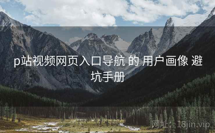 p站视频网页入口导航 的 用户画像 避坑手册