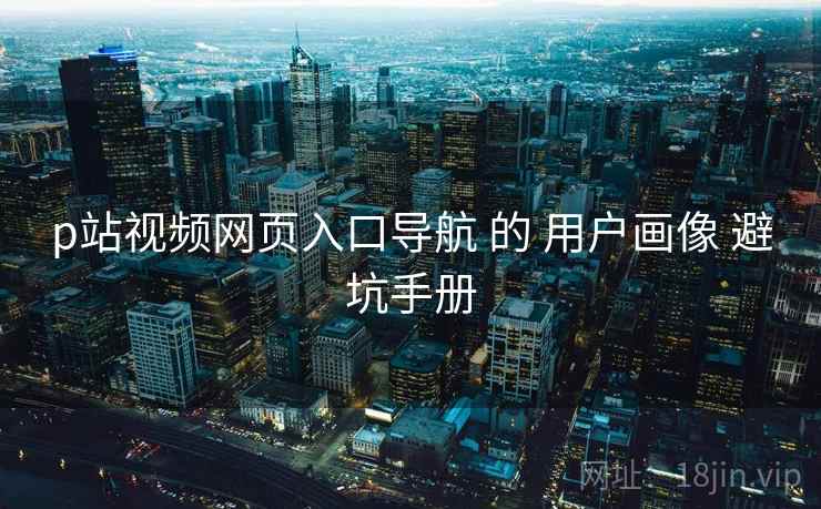 p站视频网页入口导航 的 用户画像 避坑手册