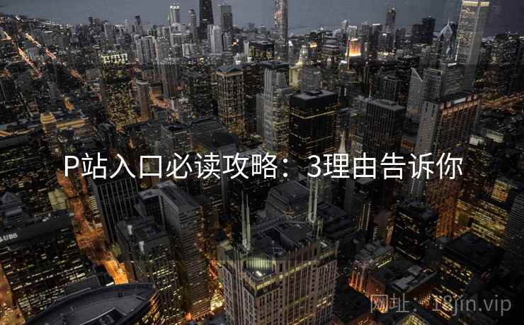 P站入口必读攻略：3理由告诉你