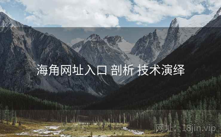 海角网址入口 剖析 技术演绎