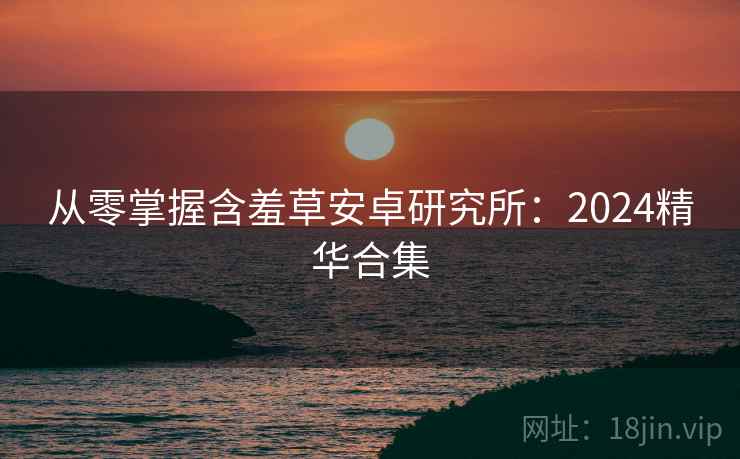 从零掌握含羞草安卓研究所：2024精华合集
