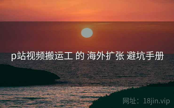 p站视频搬运工 的 海外扩张 避坑手册