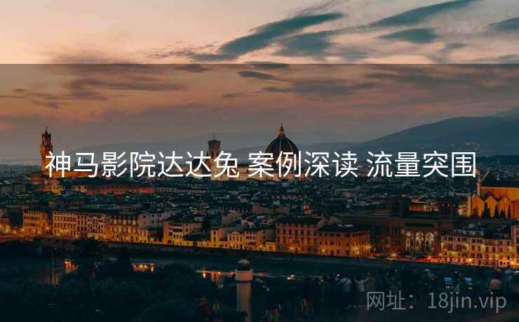 神马影院达达兔 案例深读 流量突围