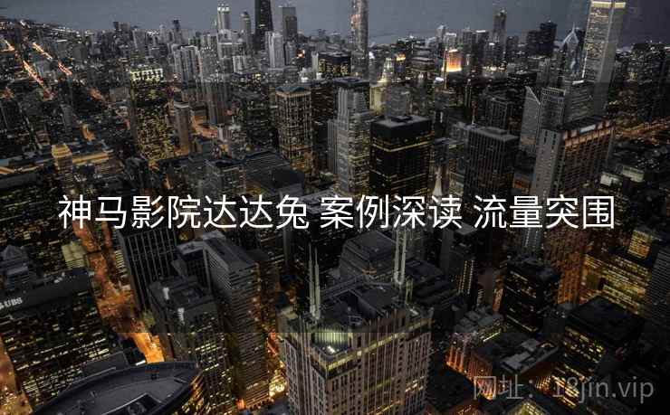 神马影院达达兔 案例深读 流量突围