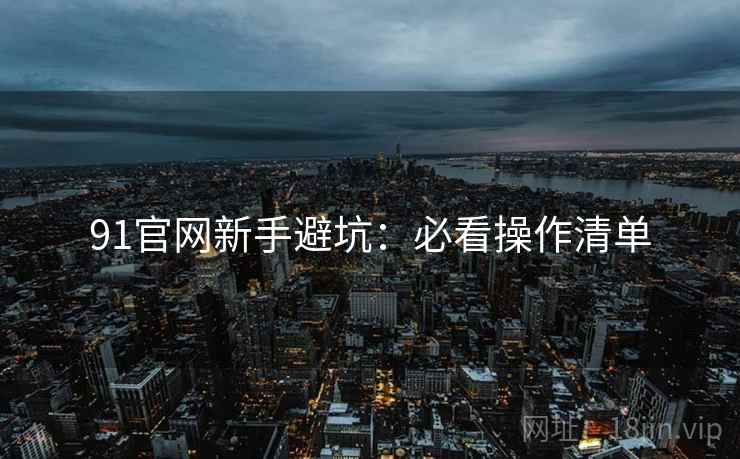 91官网新手避坑：必看操作清单